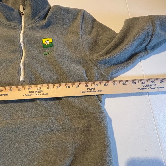 Nike Mens‎ Gray 1/2 Zip Pullover Masters Golf Tournament Medium - Picture 8 of 8